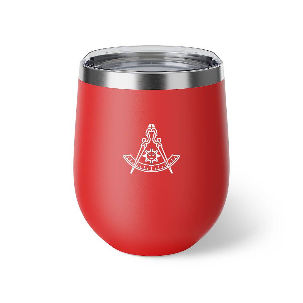 Past Master Blue Lodge Vacuum Cup - 12oz Copper - Bricks Masons