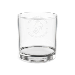 Master Mason Blue Lodge Whiskey Glass - S&C G Goat of Strength Whiskey of Spirit - Bricks Masons