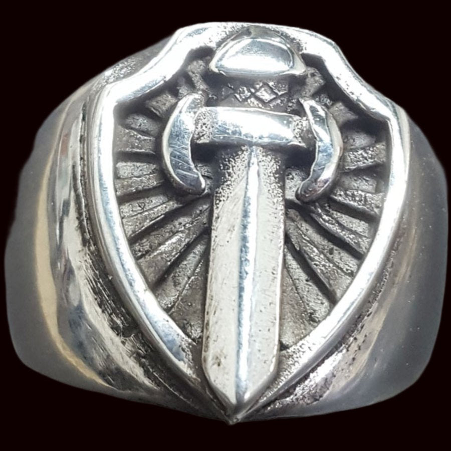 Templar Ring Templar Cross in Silver 1.6 cm 9 g Art 291 - Bricks Masons