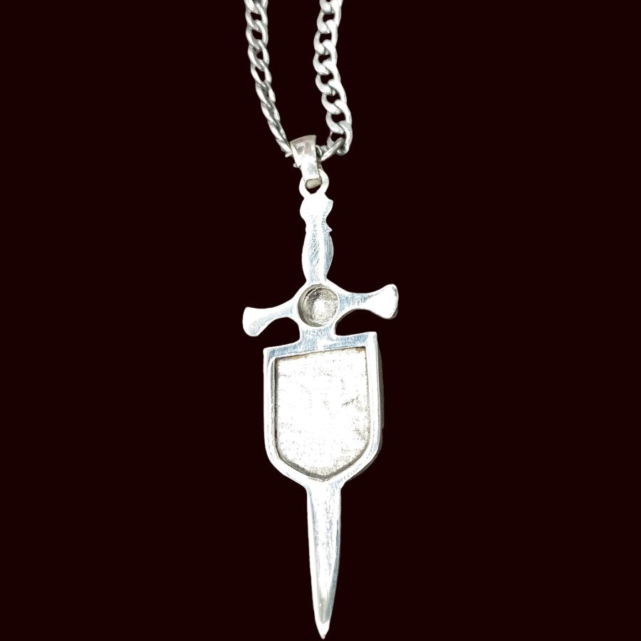 Knights Templar Cross Pendant, Silver, 7.5 cm, 10 g, Art. 296 - Bricks Masons