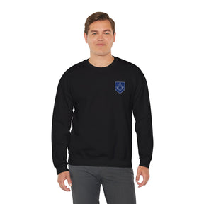 Master Mason Blue Lodge Sweatshirt - Silver Square & Compasses