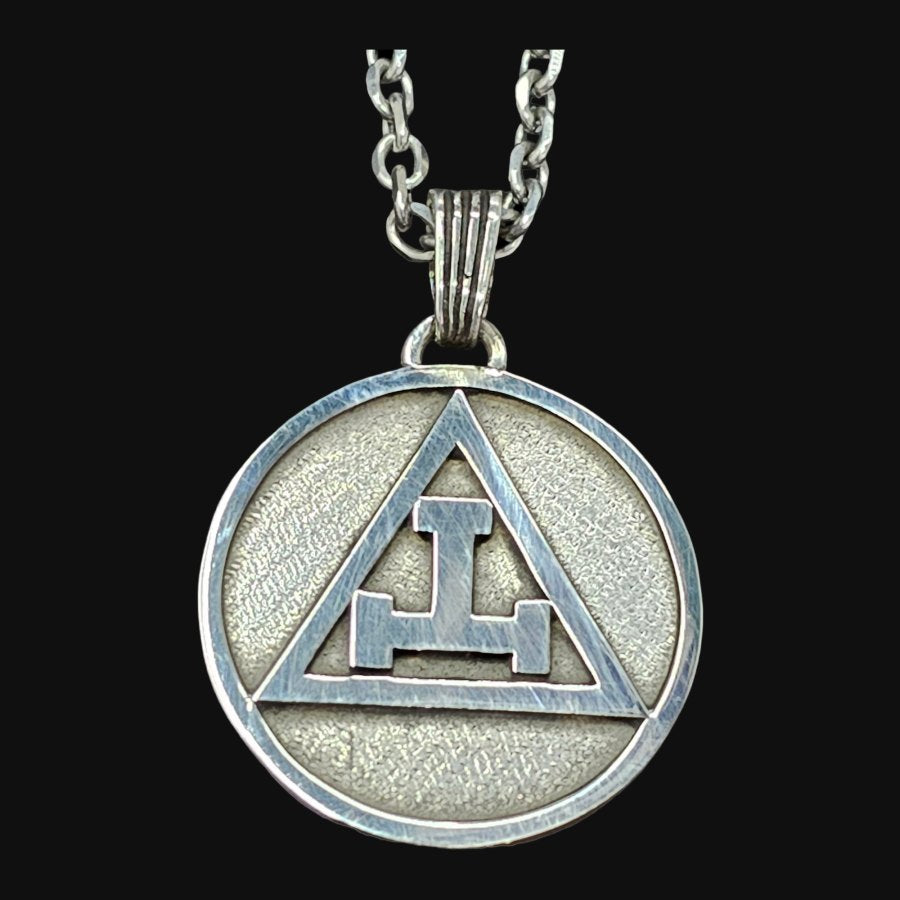 Royal Masonic Arch Pendant 4 x 3 cm in 12g Silver Art 302 - Bricks Masons