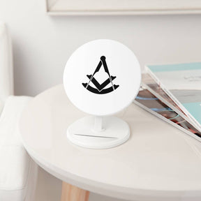 Past Master Blue Lodge Wireless Charger - White