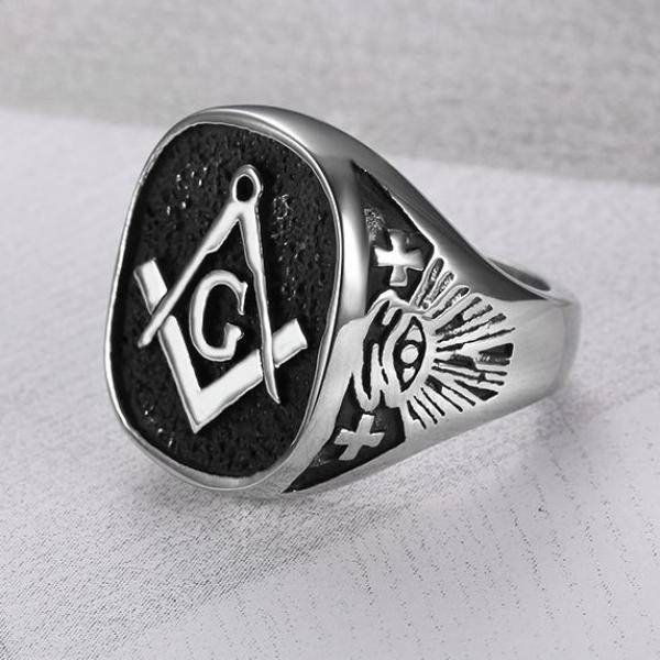 33rd Degree Scottish Rite Ring - Skull - Bricks Masons