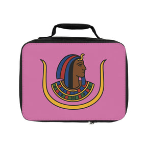 DOI Lunch Bag - Pink Fully Insulated With Zipper Closure - Bricks Masons