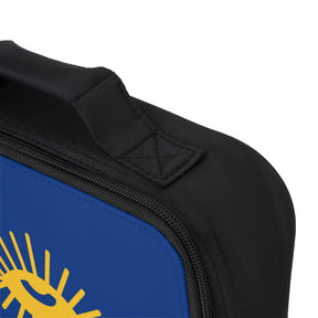 Knights of the All Seeing Eye Lunch Bag - Blue & Yellow Fully Insulated - Bricks Masons