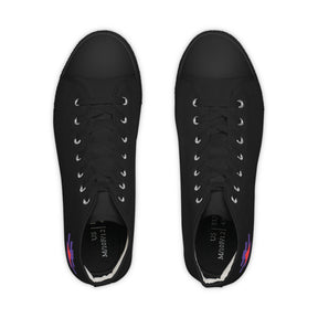 Knight Templar Priests Sneaker - High Top Black & White - Bricks Masons