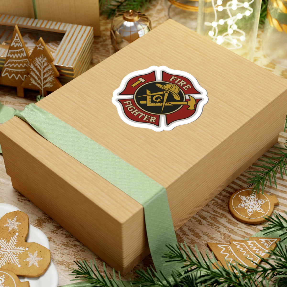 Master Mason Blue Lodge Sticker Decal - Kiss-Cut Colorful - Bricks Masons