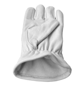 Past Grand Exalted Ruler Elks of the World Gloves - White Leather - Bricks Masons