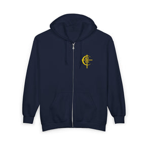 Council of Crusaders Hoodie - Embroidered Chest & Back - Bricks Masons