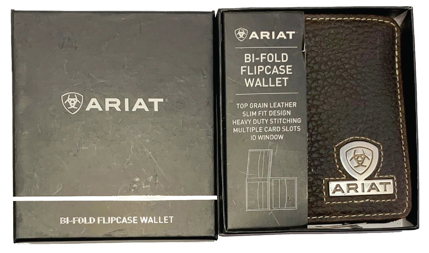Widows Sons Wallet - Ariat Bi-fold Flipcase Front Pocket - Bricks Masons