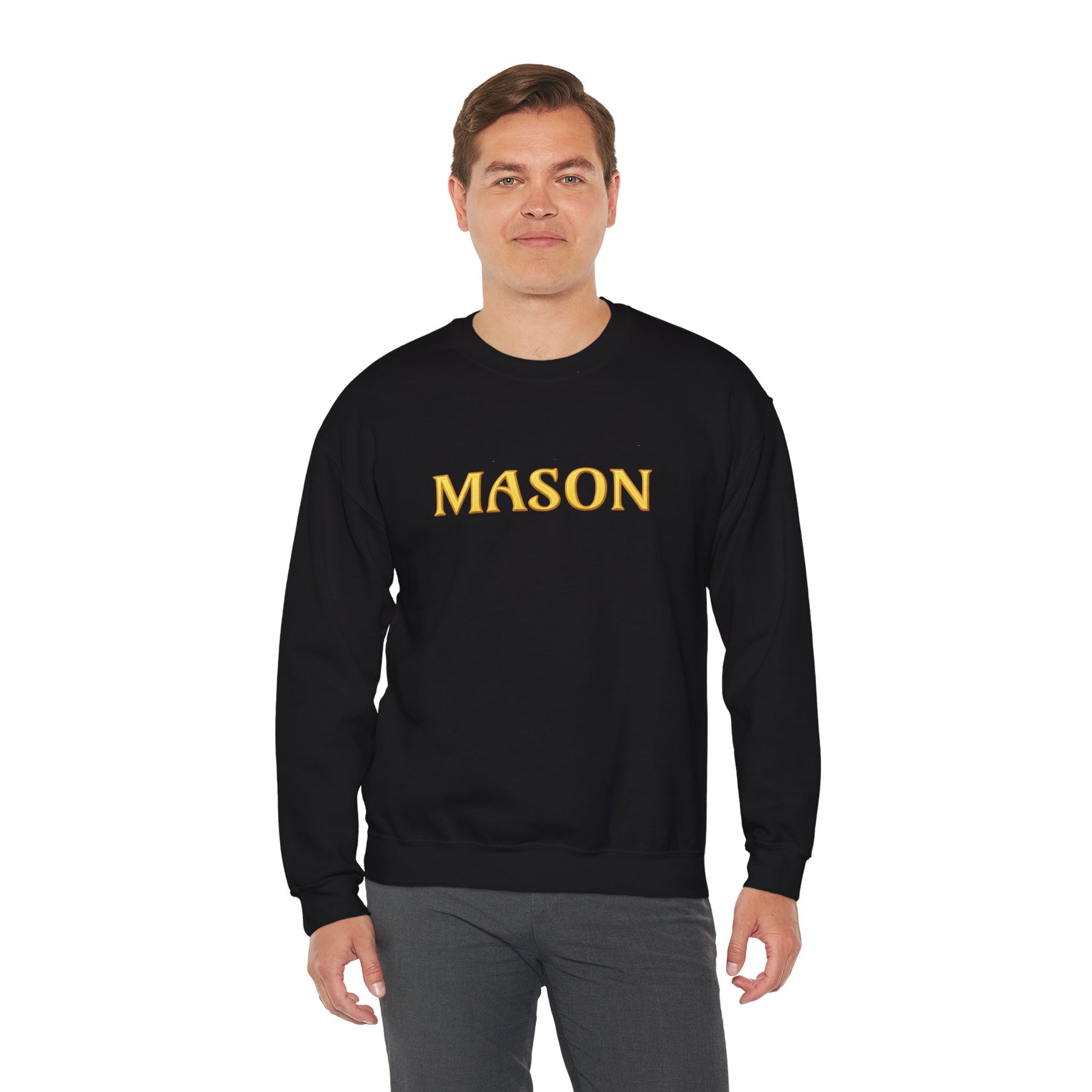 Master Mason Blue Lodge Sweatshirt - Mason S&amp;C G mit zwei Säulen