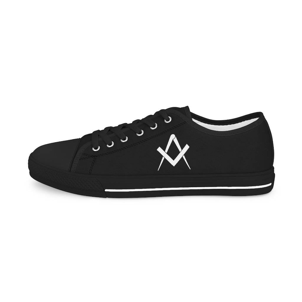 Master Mason Blue Lodge Sneaker - Low-Top Square & Compass