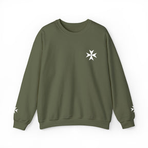 Order of Saint Lazarus Sweatshirt - Crewneck Signature Stitch Design - Bricks Masons