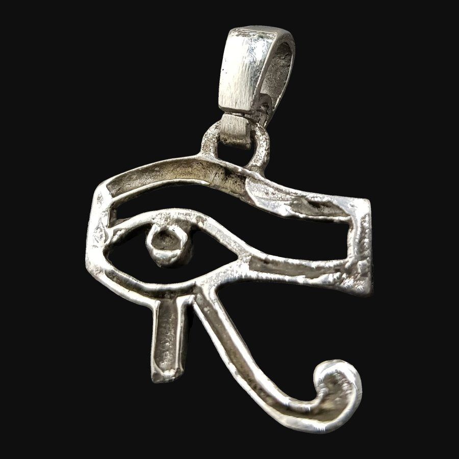 Eye of Horus Pendant in Silver and Gold 3 X 2.5 Cm 4 Gr Art 606 - Bricks Masons