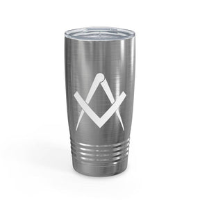 Master Mason Blue Lodge Ringneck Tumbler - Square & Compass 20oz