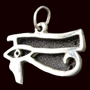 Egyptian Eye of Horus Pendant in Silver 2 x 1 cm 2 g Art 612 - Bricks Masons