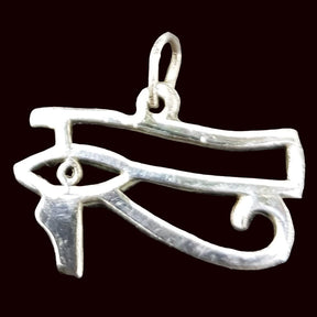 Egyptian Eye of Horus Pendant in Silver 2 x 1 cm 2 g Art 612 - Bricks Masons