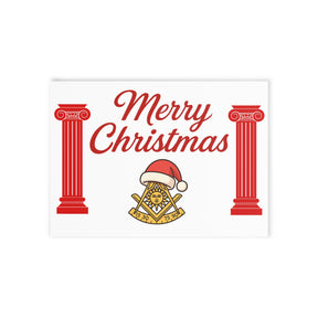 Past Master Blue Lodge Greeting Card -  (Two-sided print) - Bricks Masons