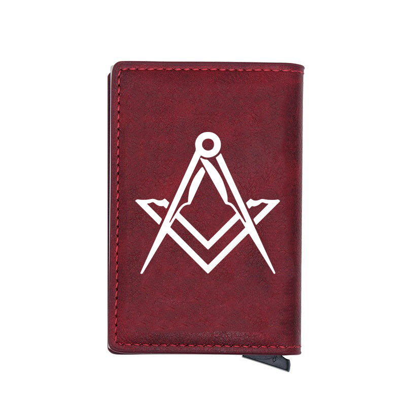 Master Mason Blue Lodge Wallet - Various Colors - Bricks Masons