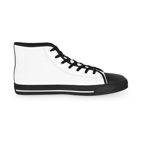 LOCOP Sneaker - High Top Black & White Purple Emblem - Bricks Masons