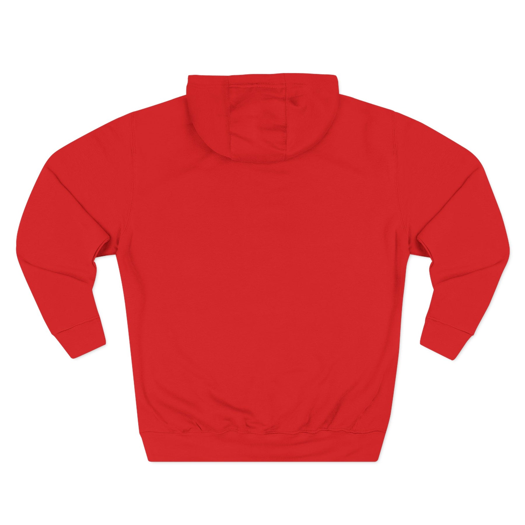 Red Cross of Constantine Hoodie - Three-Panel Fleece Chest Embroidered Motif - Bricks Masons