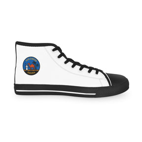 Queen of the South Sneaker - High Top Black & White - Bricks Masons