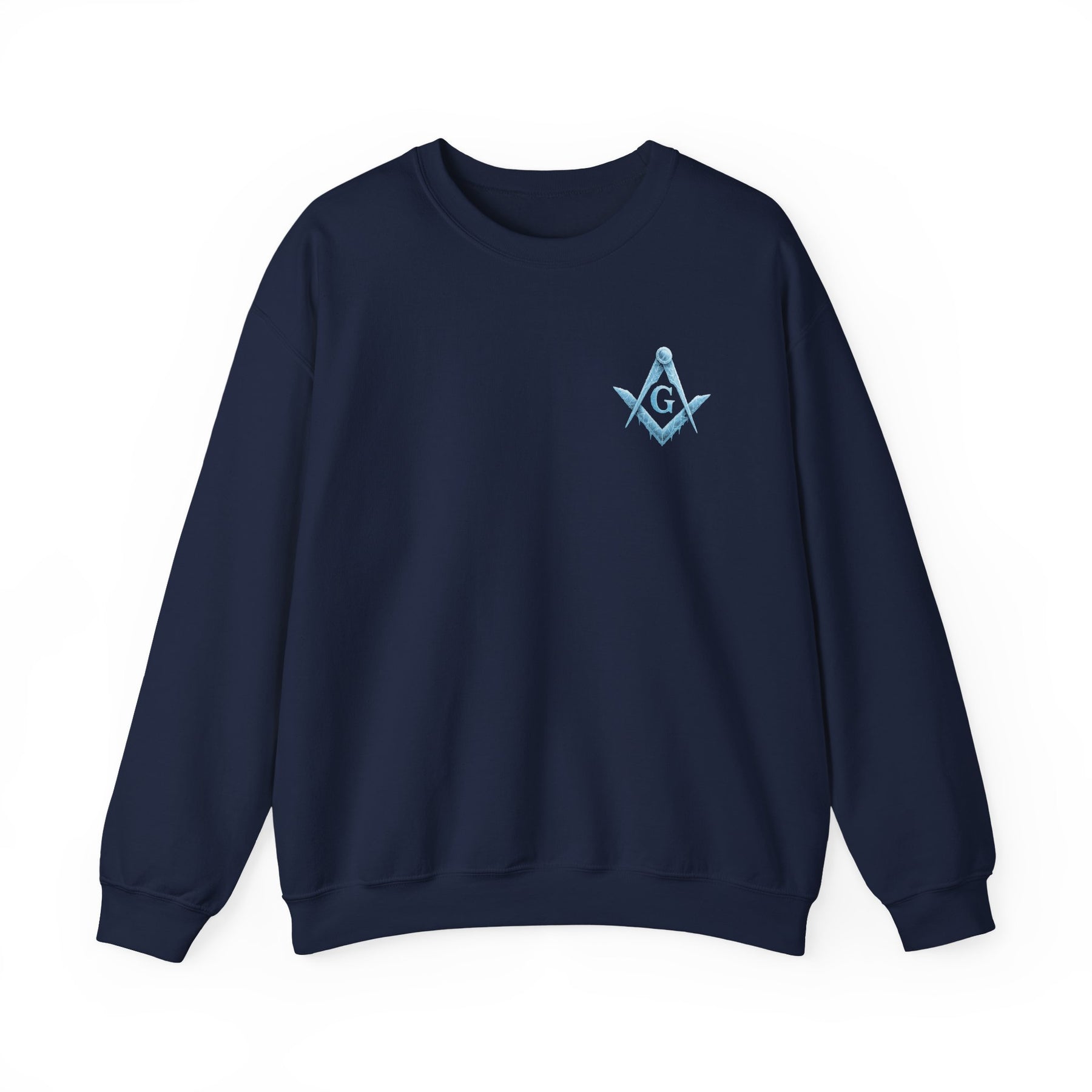 Master Mason Blue Lodge Sweatshirt - Frosty Square & Compass G Design