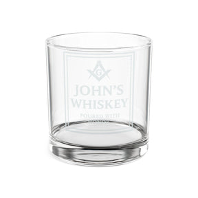 Master Mason Blue Lodge Whiskyglas – Mit Ehre eingeschenkt S&amp;C G mit Personalisierung