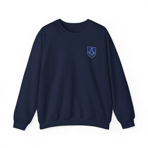 Master Mason Blue Lodge Sweatshirt - Silver Square & Compasses