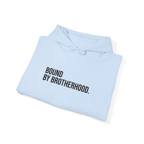Master Mason Blue Lodge Sweatshirt - Bound By Brotherhood with Square & Compass G Embroidery - Bricks Masons
