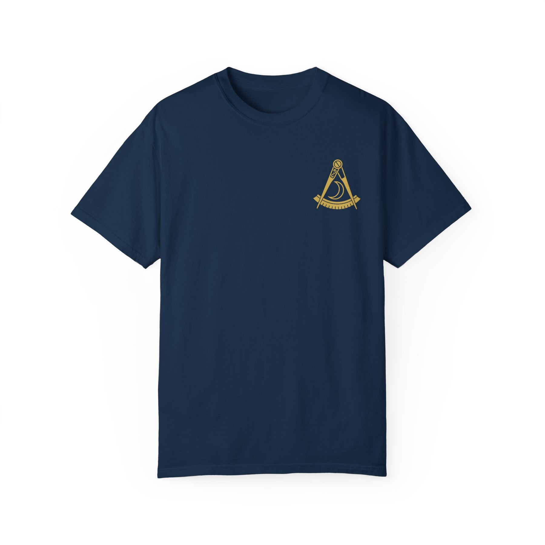 District Deputy Grand Master Blue Lodge T-Shirt - Garment-Dyed Tee - Bricks Masons