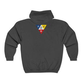 Knights of Pythias Hoodie - Zip Up Jacket Two-Side Embroidery - Bricks Masons