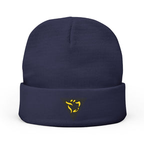 Grand Tiler of Solomon Beanie - Knit Embroidery Various Colors - Bricks Masons