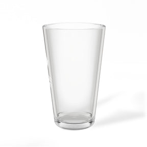 Master Mason Blue Lodge Pint Glass - Square & Compass Forget Me Not - Bricks Masons
