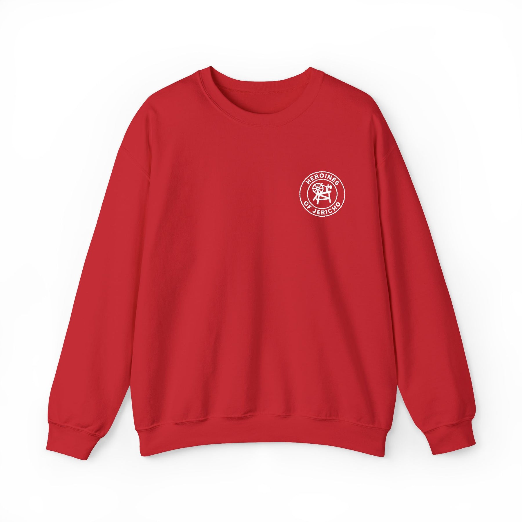 Heroines of Jericho Sweatshirt - Classic Emblem Embroidery - Bricks Masons