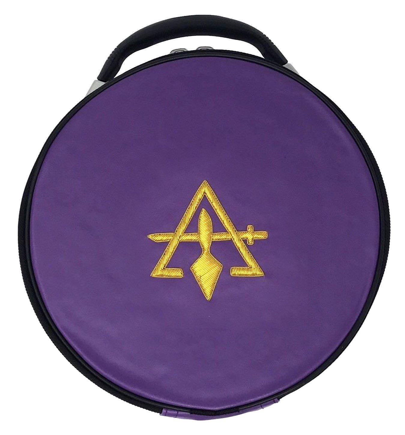 Council Crown Cap Case - Purple Sword & Trowel