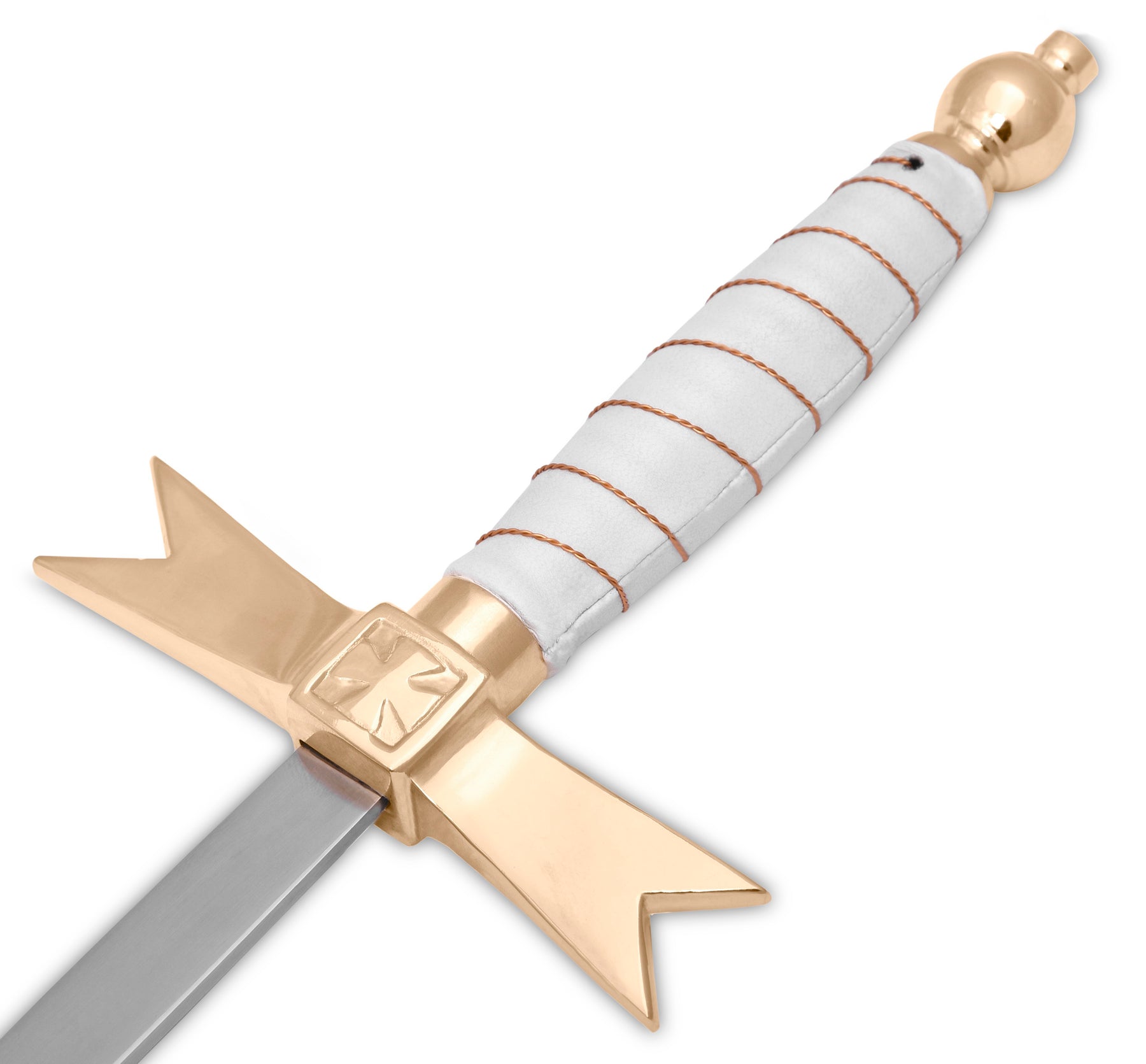 Order Of Malta Sword - Malta Cross With Gold & White Hilt - Bricks Masons