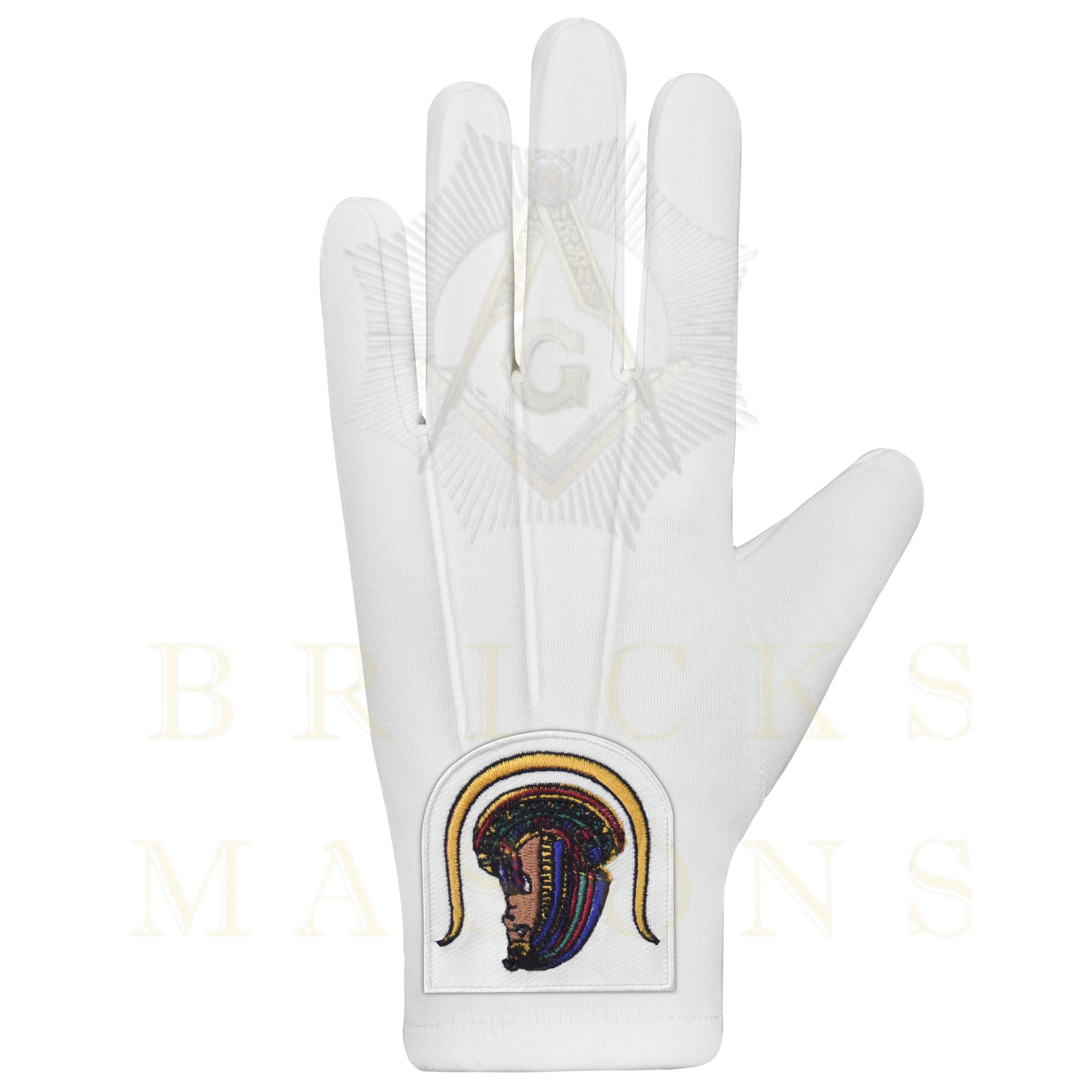 DOI Gloves - White Cotton - Bricks Masons