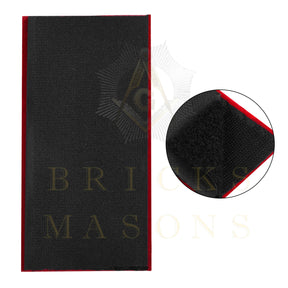 Past Grand Commander Knights Templar Frock Coat Shoulder Board - Gold Bullion Embroidery - Bricks Masons