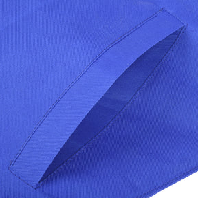 Knights of the All Seeing Eye Apron - Blue Cloth Fabric With Yellow Fringe & Tassels - Bricks Masons