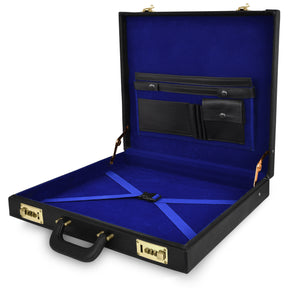 Past District Deputy Grand Master Apron Case - Gold Hand Embroidery Personalization Various Sizes & Materials - Bricks Masons