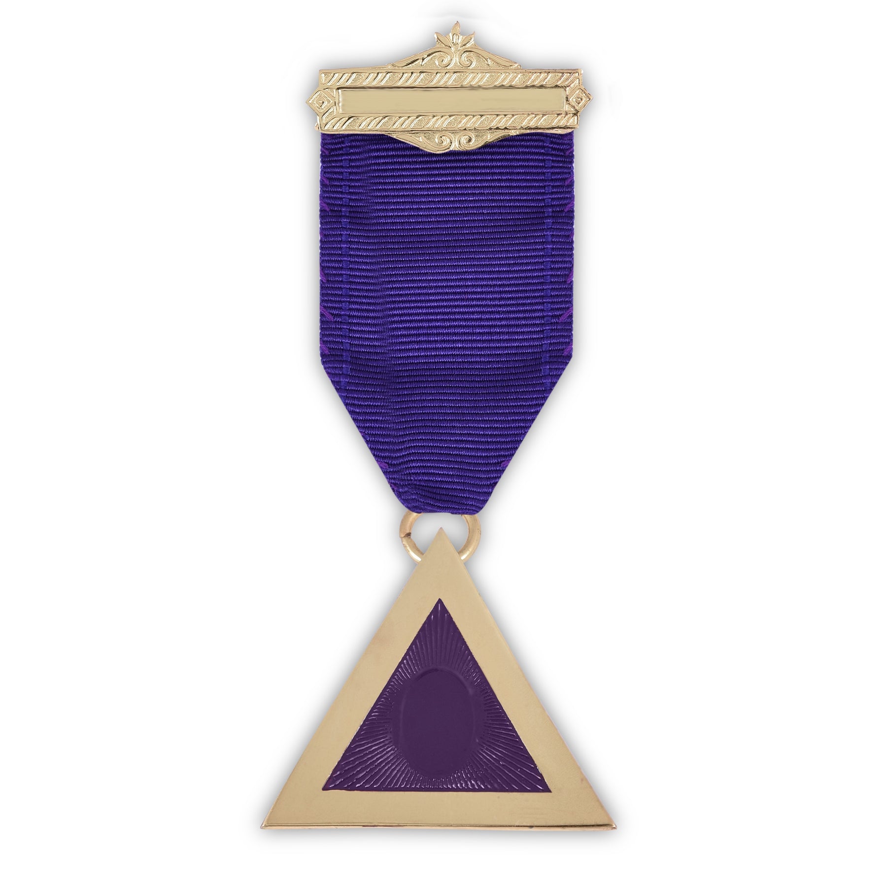 Superintendent AMD Breast Jewel - Gold Plated With Ribbon - Bricks Masons