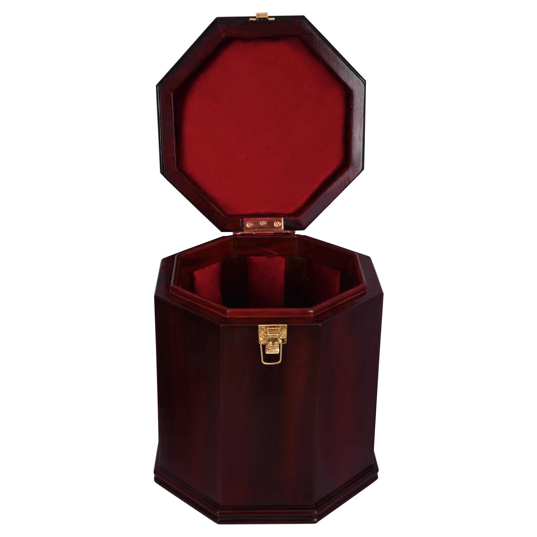 Masonic Fez Case - Pure Rosewood With Red Velvet Interior - Bricks Masons