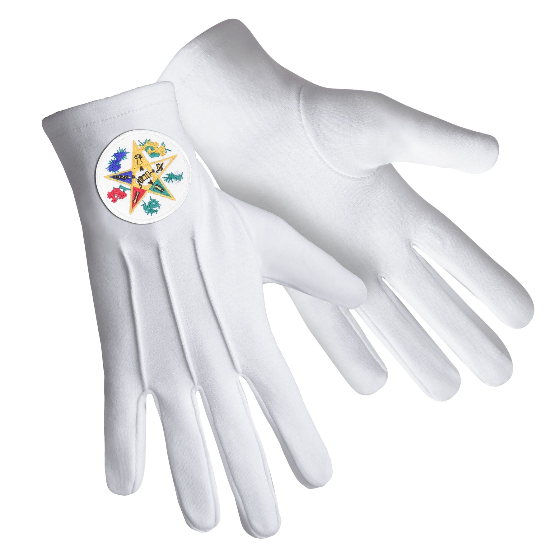 OES Glove - Cotton With Round Patch - Bricks Masons