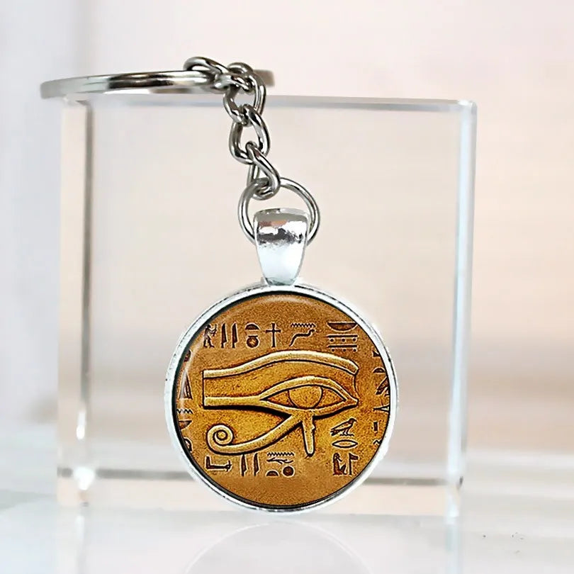 Ancient Egypt Keychain - Eye of Horus Stainless Steel