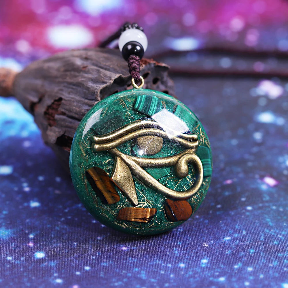 Ancient Egypt Necklace - The Eye Of Horus - Bricks Masons