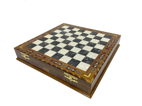 Past Master Blue Lodge Chess Set - 16.5" (42cm) - Bricks Masons