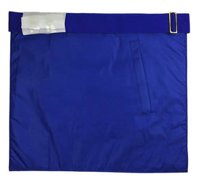 Grand Officers English Regulation Apron - Royal Blue - Bricks Masons