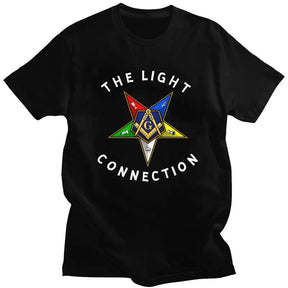 Worthy Patron OES T-Shirt - Men’s Short Sleeve Cotton Various Colors - Bricks Masons